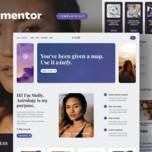 Cusp – Astrology & Horoscope Elementor Pro Template Kit