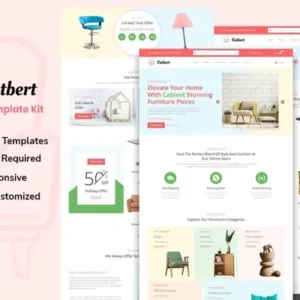 Cutbert – Furniture Store Elementor Template Kit