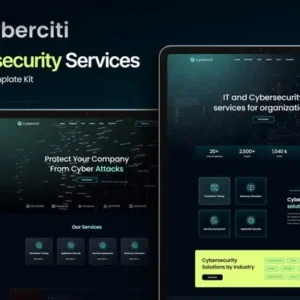 Cyberciti – Cyber Security Services Elementor Template Kit