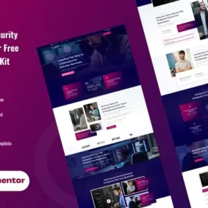 CyberGuard – Cybersecurity Services Elementor Template Kit