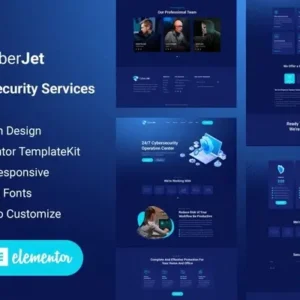 CyberJet – Web Security Elementor Template Kit