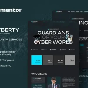 Cyberty – Cyber Security Service Elementor Template Kit