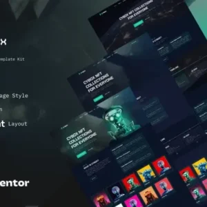Cybox – NFT Collections Elementor Template Kit