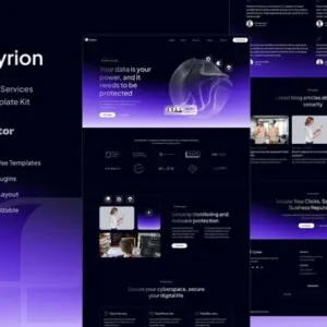 Cyrion – Cyber Security Services Elementor Template Kit