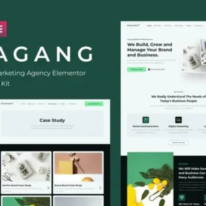 Dagang – Digital Marketing Agency Elementor Template Kit