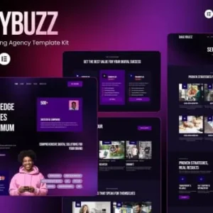 DailyBuzz – Digital Agency Elememtor Template Kit