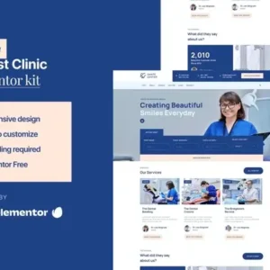 Dante – Dentist & Dental Clinic Elementor Template Kit