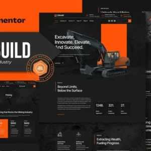 Debuild – Mining & Industry Elementor Pro Template Kit