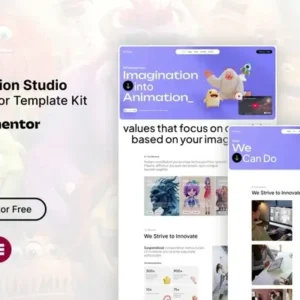 Debv – Animation Studio Elementor Template Kit