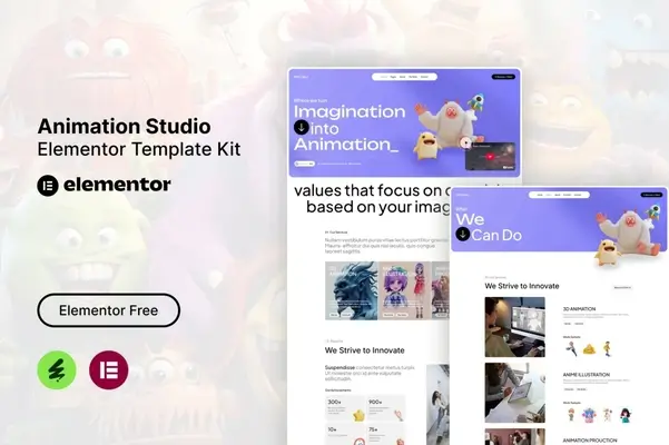debv-animation-studio-elementor-template-kit