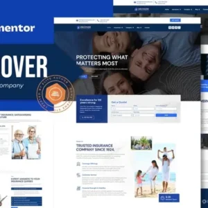 Decover – Insurance Company Elementor Pro Template Kit