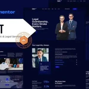 Deft – Notary Public & Legal Services Elementor Template Kit