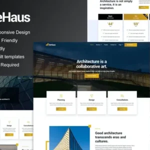 Dehaus – Interior Design & Architecture Elementor Template Kit
