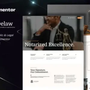 Delaw – Notary Public & Legal Services Elementor Template Kit
