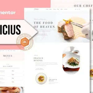 Delicius – Restaurant Elementor Template Kit