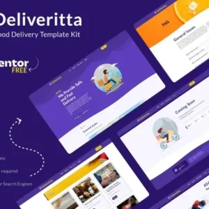 Deliveritta – Food Delivery Elementor Template Kit