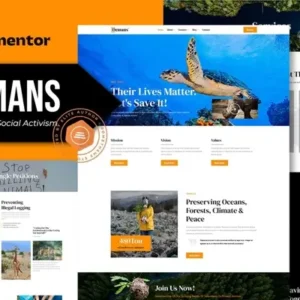 Demans – Petitions & Social Activism Elementor Pro Template Kit