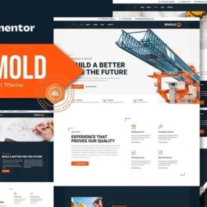 Demold – Construction Elementor Template Kit