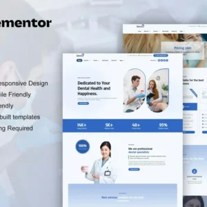 Dentiz – Dentist & Dental Care Elementor Pro Template Kit