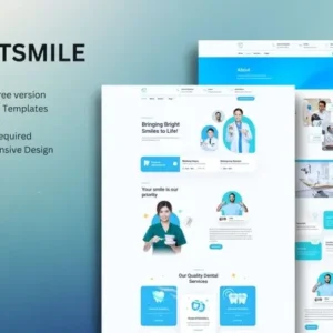 Dentsmile – Dentist & Dental Clinic Elementor Template Kit