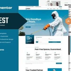 Depest – Pest Control Services Elementor Template Kit
