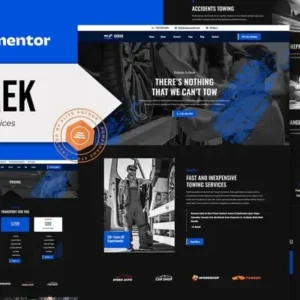Derek – Towing Services Elementor Pro Template Kit