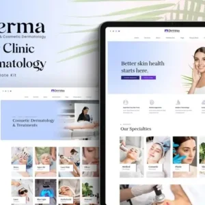 Derma – Beauty Clinic & Dermatology Elementor Template Kit