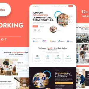 Deskmates – Coworking Space Elementor Template Kit