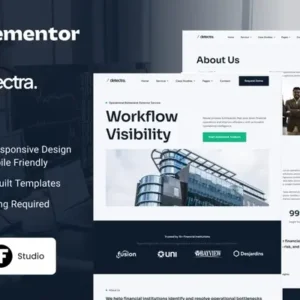 Detectra – Business Process Optimization Elementor Template Kit