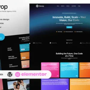 Devop – App Development & Software House Elementor Template Kit