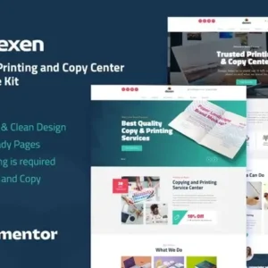Dexen – Printing & Copy Center Elementor Template Kit