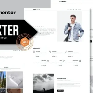 Dexter – Personal Portfolio Elementor Template Kit