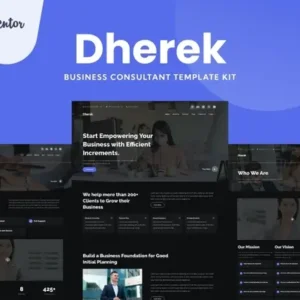 Dherek – Business Consultant Website Template