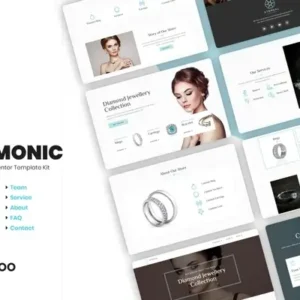 Diamonic | Jewellery Store Elementor Template Kit