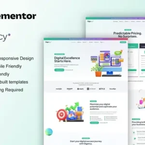 Digancy – Digital Agency Elementor Template Kit