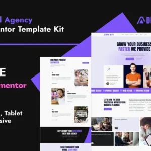 DigiAlfa – Digital Agency Elementor Template Kit