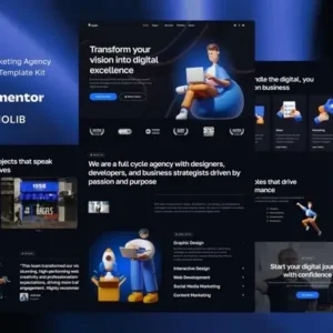 DigiBiz – Digital Marketing Agency Elementor Template Kit