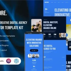 Digicore – Creative Digital Agency Elementor Template Kit