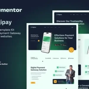 Digipay – Online Payment Gateway & Fintech Elementor Template Kit