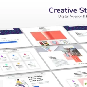 D’Shiner Creative Studio & Digital Agency Elementor Template Kit
