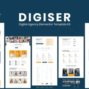 Digiser – Digital Agency Elementor Template Kit