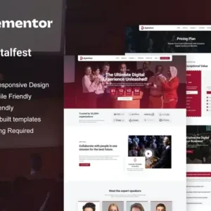 DigitalFest – Event & Conference Elementor Pro Template Kit