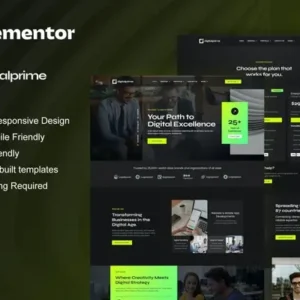 DigitalPrime – Digital Agency Elementor Template Kit