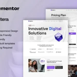 Digitera – Digital Agency Elementor Pro Template Kit