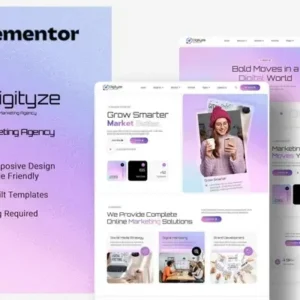 Digityze – Digital Marketing Agency Elementor Template Kit