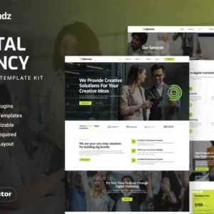 Dijimindz – Creative Digital Agency Elementor Template Kit