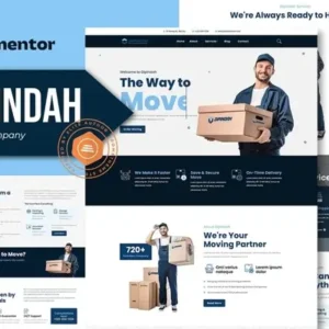 Dipindah – Moving Company Elementor Template Kit