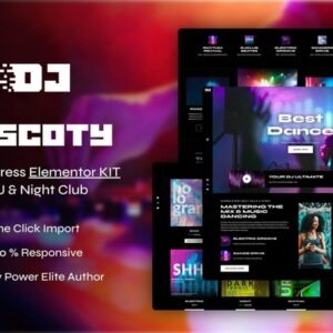 Discoty – DJ & Night Club Elementor Pro Template Kit