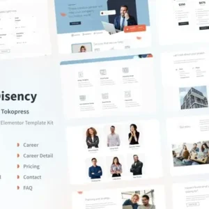 Disency | Creative Digital Agency Elementor Template Kit