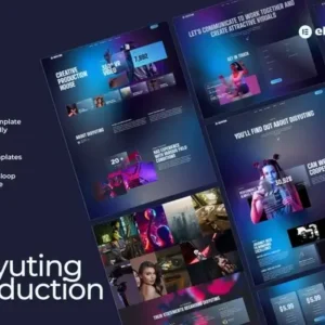 Disyuting – Production House Elementor Template Kit